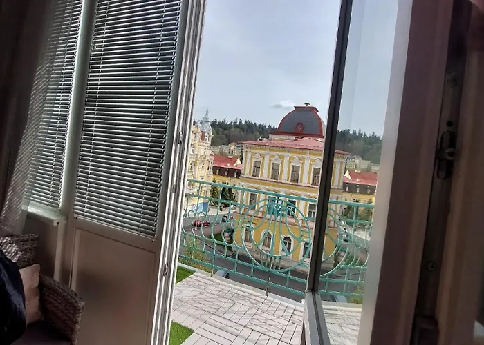 Balconies Above Colonnade *