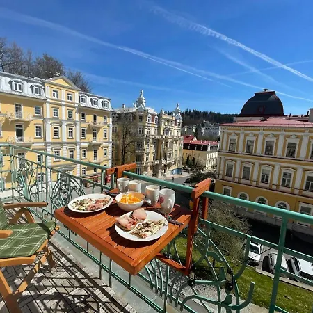Balconies Above Colonnade Apartment *