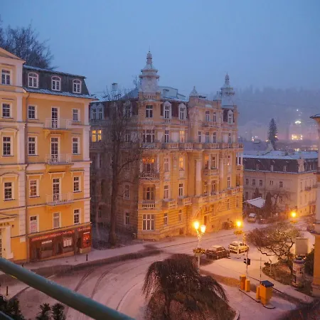 Balconies Above Colonnade Mariánské Lázně