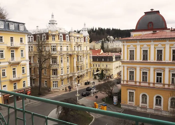 Balconies Above Colonnade